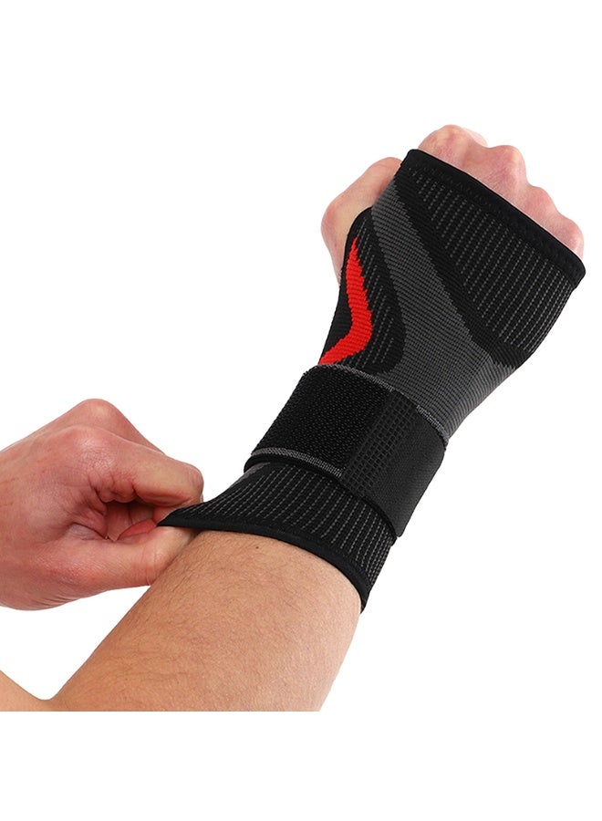 SIBOTE Wrist Brace Support for Gym & Sports – Adjustable Compression Wrist Wrap for Weightlifting, Fitness Training, Workout, Cross Training & Daily Physical Activities – Comfortable, Durable Wrist Protection for Injury Prevention and Stability - Image 3